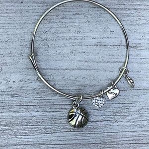 Basketball Charm Bracelet- Custom Girls Bracelets